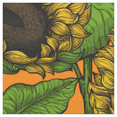 Zonnebloemen Stof (Close Up)