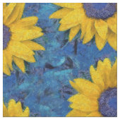 Zonnebloemen Stof (Close Up)
