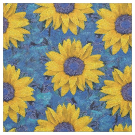 Zonnebloemen Stof (Swatch)