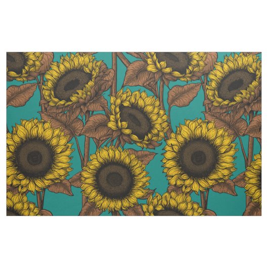 Zonnebloemen Stof (Fat Quarter)