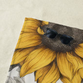 Zonnebloemen Strandlaken (In situ)