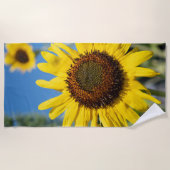 Zonnebloemen Strandlaken (Voorkant)