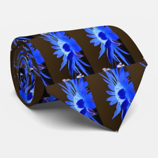 Zonnebloemen Stropdas (Opgerold)