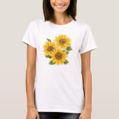  zonnebloemen t-shirt (Voorkant)