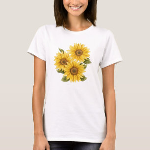  zonnebloemen t-shirt