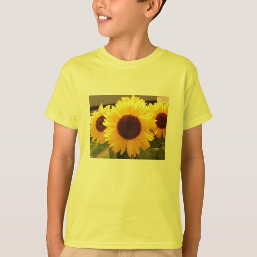 Zonnebloemen T-shirt (Voorkant)