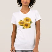 zonnebloemen T-Shirt (Voorkant)