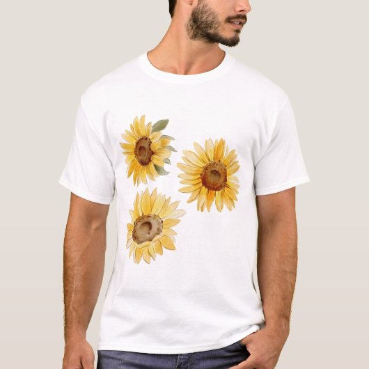 Zonnebloemen T-shirt (Voorkant)