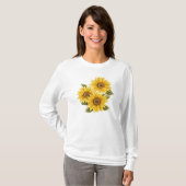  zonnebloemen T-Shirt (Voorkant volledig)