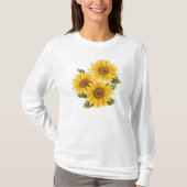  zonnebloemen T-Shirt (Voorkant)