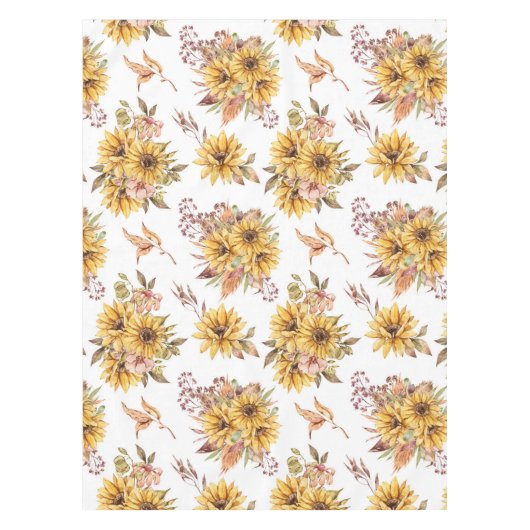 Zonnebloemen Tafelkleed (Voorkant)