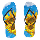 Zonnebloemen Teenslippers (Voetbed)