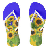 Zonnebloemen Teenslippers (Voetbed)