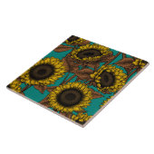 Zonnebloemen Tegeltje (Zijkant)