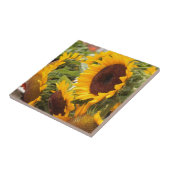 Zonnebloemen! Tegeltje (Zijkant)