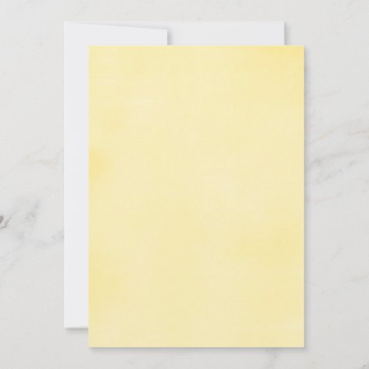 Zonnebloemen thee party thee voor twee verjaardage kaart (Achterkant)