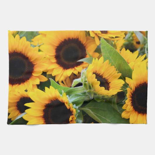 Zonnebloemen Theedoek (Horizontaal)