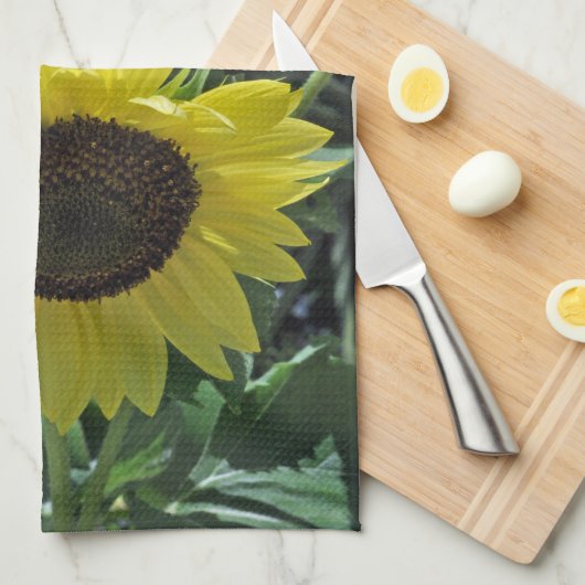 Zonnebloemen Theedoek (Quarter Fold)