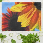 Zonnebloemen Theedoek (Gevouwen)