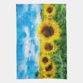 Zonnebloemen Theedoek (Verticaal)