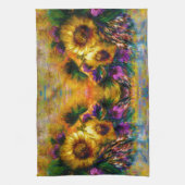Zonnebloemen Theedoek (Verticaal)