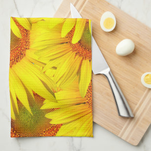 Zonnebloemen Theedoek