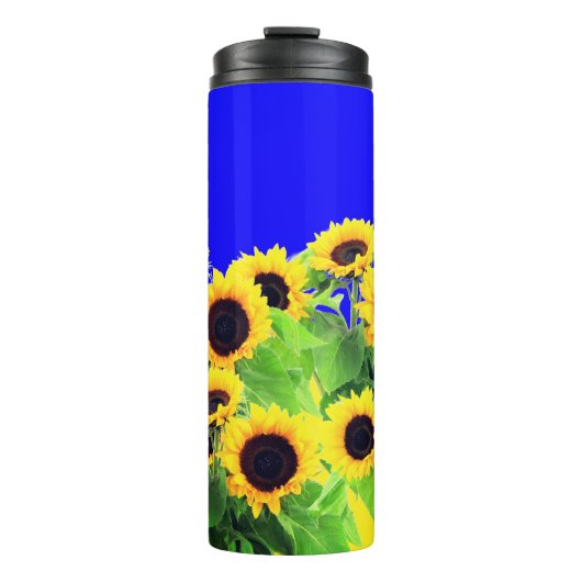 Zonnebloemen Thermal Tumbler Thermosbeker (Voorkant)