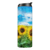 Zonnebloemen Thermosbeker (Gedraaid links)