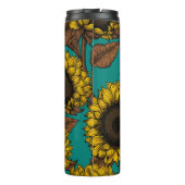 Zonnebloemen Thermosbeker (Achterkant)