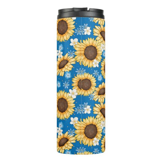 Zonnebloemen Thermosbeker (Achterkant)