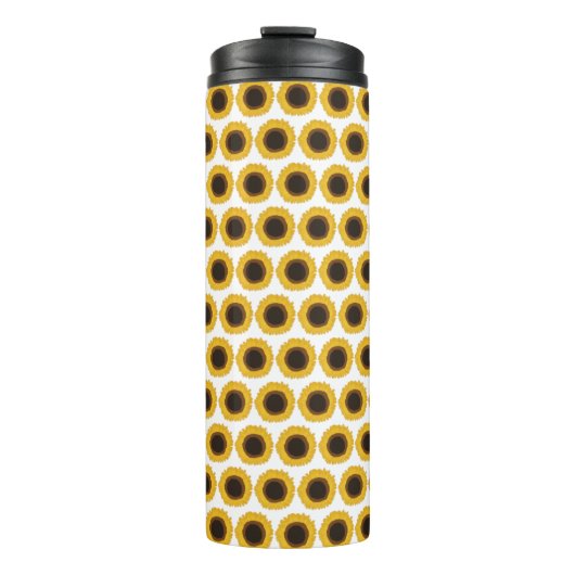 zonnebloemen thermosbeker (Voorkant)