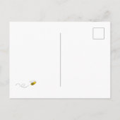 Zonnebloemen thuis zoete zwarte moderne omgeving aankondigingskaart (Achterkant)