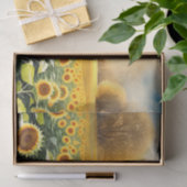 Zonnebloemen Tissue Paper - Decoupage & Paper Craf Tissuepapier (Geschenk)