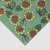 Zonnebloemen Tissuepapier (Detail)
