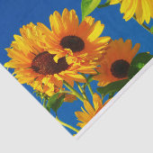 Zonnebloemen Tissuepapier (Detail)