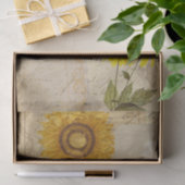  zonnebloemen tissuepapier (Geschenk)