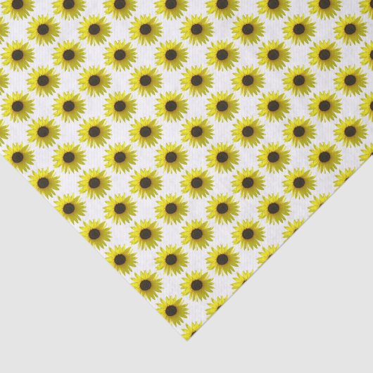 Zonnebloemen Tissuepapier (Detail)