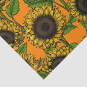 Zonnebloemen Tissuepapier (Detail)