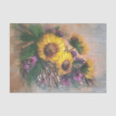 Zonnebloemen Tissuepapier (Voorkant)