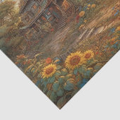 Zonnebloemen Tissuepapier (Detail)