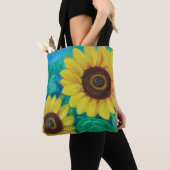 Zonnebloemen Tote Bag (Dichtbij)