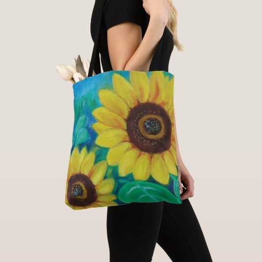 Zonnebloemen Tote Bag (Dichtbij)