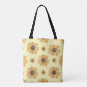 Zonnebloemen Tote Bag (Achterkant)