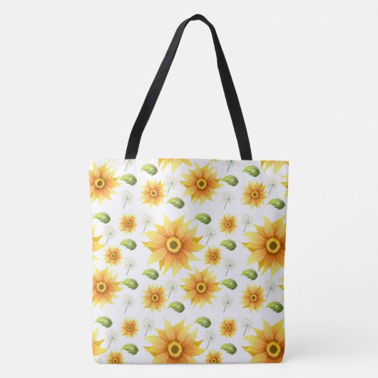 Zonnebloemen Tote Bag (Voorkant)