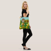 Zonnebloemen Tote Bag (Op model)