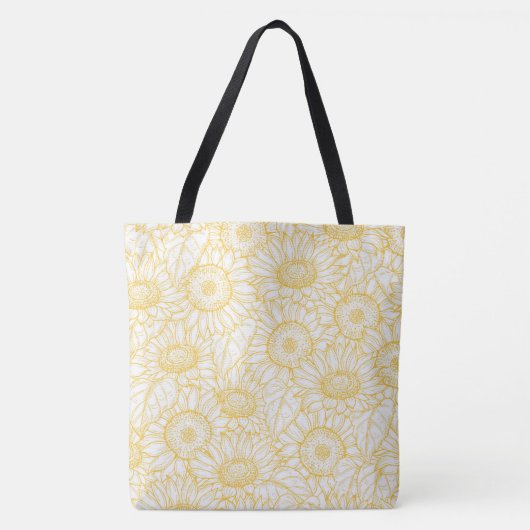 Zonnebloemen Tote Bag (Voorkant)
