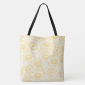 Zonnebloemen Tote Bag (Achterkant)