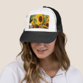 Zonnebloemen Trucker Pet (In situ)