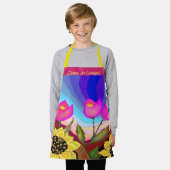 Zonnebloemen Tulips & Love Denking of You Schort (Gedragen)