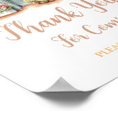 Zonnebloemen uit de markt Vrijgezellenfeest dank u Poster (Hoek)